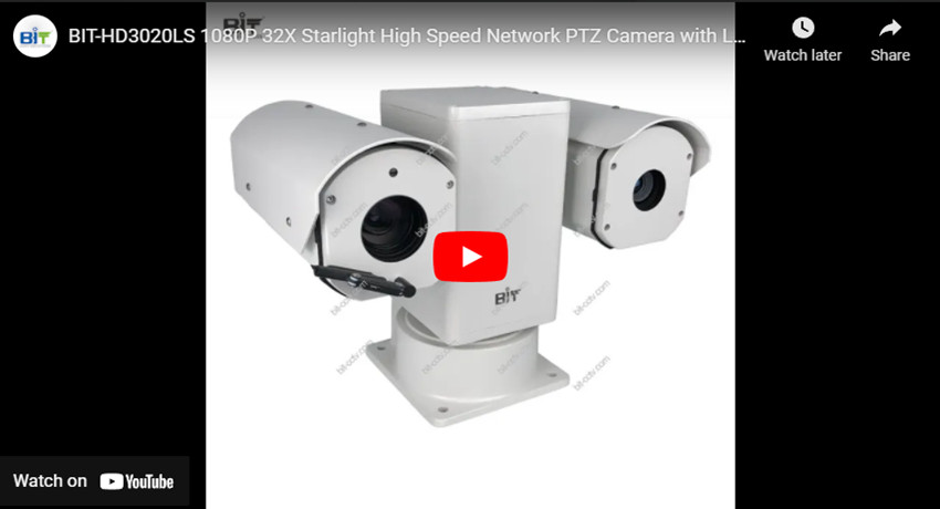BIT-HD3020LS 1080P 32X Starlight High Speed Network PTZ Camera med Laser Illuminator