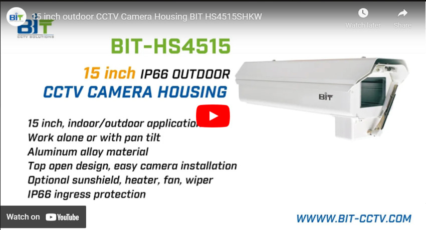 15 Inch Outdoor Cctv Camera Housing Bit Hs4515shkw