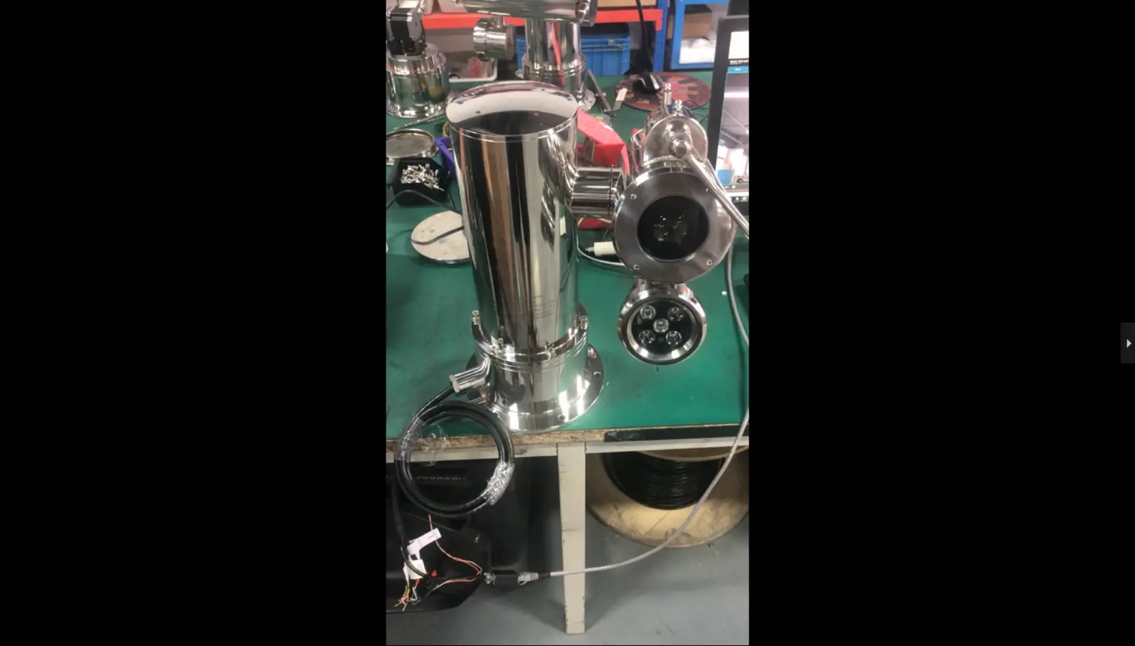 HDS3033V, Explosion Proof-nätverket PTZ-kamera, 316L rostfritt stål, 20X 2MP-kamera, IP68-skydd.