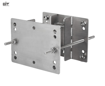 WS2776 Rostfritt stål Polemount för Pan Tilt Positioner
